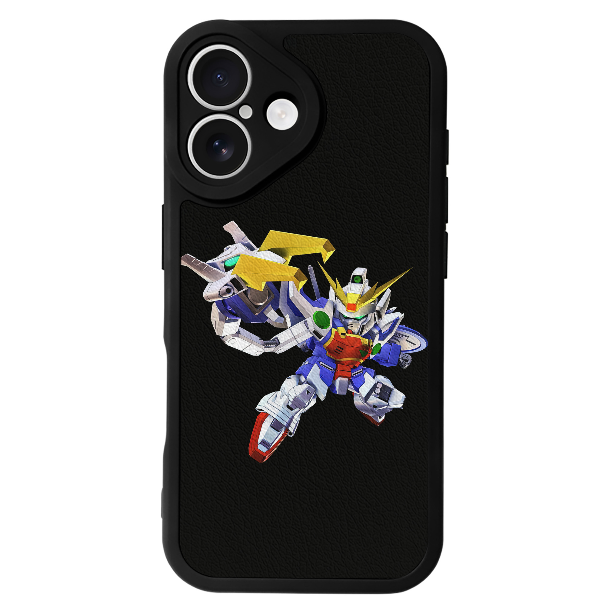 （画像用） 機動戦士ガンダム Mobile Suit Gundam 【iPhone 16シリーズ対応】シリコンスマホケース（レザー調） 材質：シリコン